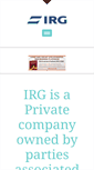 Mobile Screenshot of irg.co.nz